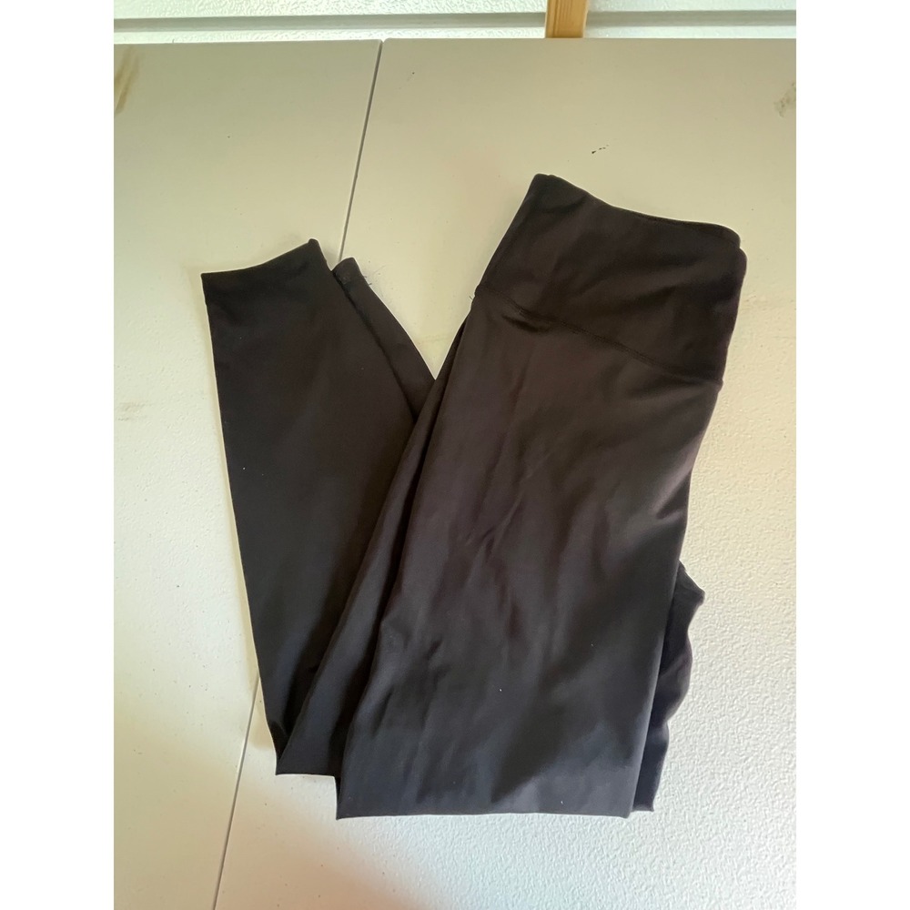 YOGALICIOUS LUX Women's Black Leggings Size L Athleisure Activewear‎ - Picture 2 of 3